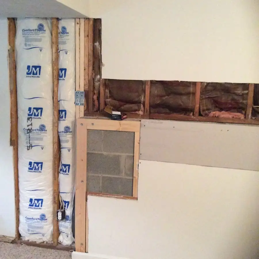 Wall insulation replacement during Odor Removal & Deodorization in Prairie View